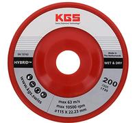 Dischi a lamelle diamantate KGS Hybrid Ø 115 x 22,23 mm - Linea Gold (grana 200)