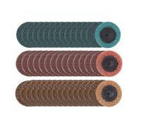 Dischi a rapido con supporto da 1/4 pollice | Dischi abrasivi in nylon con supporto per disco con bloccaggio a rullo da 1 / 4 pollice per dischi per