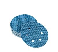 Dischi Abrasivi 150mm, 30Pz Carta Abrasiva, Abrasivo Resistente All'intasamento Per Levigatrice Rotorbitale Levigatrice Lucidatrice(Grana 80, 6 Fori)