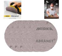 Dischi abrasivi 225 mm professionali Disco carta Kit Set 5 pz Abranet Grip Mirka
