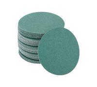 Dischi abrasivi carta vetrata rotonda con gancio e passante grana 100 verde 50pz