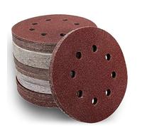 Dischi abrasivi compatibile per levigatrice orbitale Bosch PEX300AE, adatti con velcro PEX 300 AE (125 mm, 8 fori) (K60)