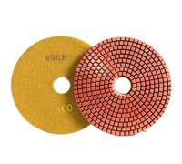 Dischi abrasivi flessibili innovativi di dimensioni 150 mm, perfettamente progettati per lucidare tutti i tipi di pietre, inclusi graniti e marmi (100#)