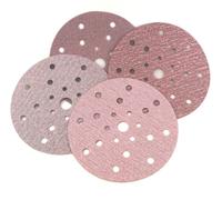 DISCHI ABRASIVI LADY'S LINE DIAM 150 - 21 FORI - GRANA P 220 - BUSTA DA 10 PZ