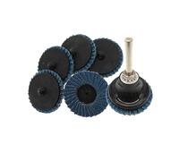 Dischi abrasivi lamellari da 50 mm, dischi abrasivi da 2 pollici, grana 40/60/80/120, ruote abrasive con bloccaggio a rullo, lame da 50 mm for smerigliatrice angolare(P40)