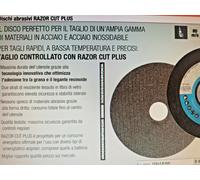 DISCHI ABRASIVI mm. 125x1 RAPIDI PRECISI VELOCI mod. RAZOR CUT LUKAS : 20 PEZZI
