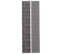 Dischi abrasivi Tamponi, Dischi abrasivi antipolvere a maglie da 400x70 mm Carta vetrata anti-bloccaggio con gancio e passante Carta abrasiva grana 80-320(120 Grit)