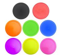 Dischi da Air Hockey - Set di ricambio multicolore da 8 pezzi | da gioco rotondi per attrezzature sportive da tavolo per sala ricreativa per famiglie