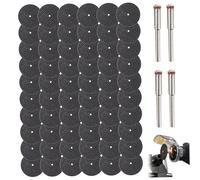 Dischi da taglio 60 pezzi 1-1/4 Disco da taglio in fibra di vetro con 4 bielle Disco da multiuso di ricambio per dischi da in alluminio, ferro, metallo morbido, ruota