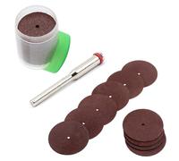 Dischi da taglio in resina da 22 mm, 35 mini dischi da taglio in resina, set di mini dischi da taglio rotanti con mandrino da 3,1 mm per utensili rotanti Dremel universali