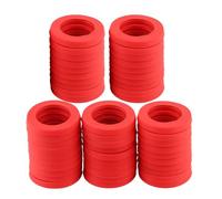 Dischi di guarnizione per tubo da giardino, 50 pezzi, in silicone, per annaffiatoio per lavatrici, lavatrici, rubinetti, lavatrici, lavelli, irrigatori