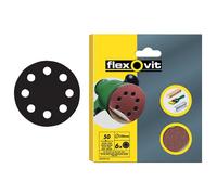 Dischi Di Levigatura Hook & Loop Flexovit 125Mm Fini 120G - Confezione Da 15