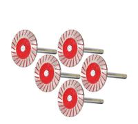 Dischi di macinazione di griglia, 1/10 pezzi Mini set di lame for seghe circolari Disco da taglio Legno Pietra Granito Ruota Utensile rotante(Red,5pcs)