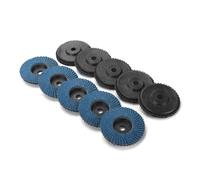 Dischi di macinazione di griglia, Dischi abrasivi lamellari piatti da 75 mm for taglio, levigatura, lucidatura e smerigliatura di metalli(10pcs,40P)