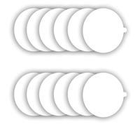 Dischi di ricambio per trappola pulci, confezione da 12 pezzi, 18 cm, adatti alla maggior parte dei modelli, trappole adesive per pulci e cimici, facili da installare, facili da usare