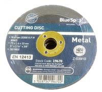 Dischi Di Taglio Blue Spot Per Fresatrice/Utensile Per Taglio Ad Aria - 75Mm/3"