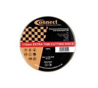 Dischi Di Taglio Extra Sottile Connect 115Mm X 1.0Mm 100Pz 32252