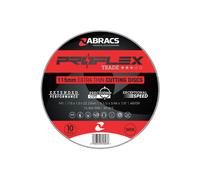 Connect Abracs Extra Sottile Piatto Dischi da Taglio 115mm x 1.0mm 10pc 32068