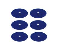 Dischi diamantati, 5 pezzi + supporto M14 4" Premium Qulity diamante rotondo flessibile lucidatura a secco disco abrasivo for marmo pietra vetro macinazione(000000)