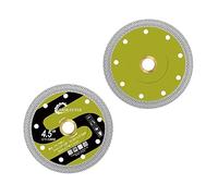 Dischi Diamantati per Piastrelle 115mm - 2pezzi X Griglia Lama Sega Disco per Piastrelle Ceramica Porcellanato Marmo Pietra Artificiale per Sega Circolare SANLEETEK