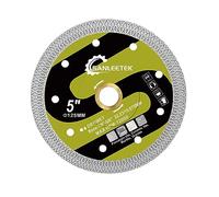 Dischi Diamantati per Piastrelle 125mm - X Griglia Lama Sega Disco per Piastrelle Ceramica Porcellanato Marmo Pietra Artificiale per Sega Circolare SANLEETEK