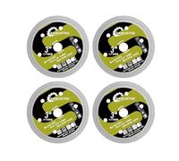 Dischi Diamantati per Piastrelle 75mm - 4pezzi X Griglia Lama Sega Disco per Piastrelle Ceramica Porcellanato Marmo Pietra Artificiale per Smerigliatrice Angolare con Foro 10mm SANLEETEK