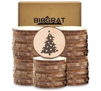 Dischi Dischetti di Legno 6-7 cm 50 pz per decorazioni lavoretti