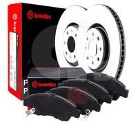 Dischi E Pastiglie Freno Anteriori Brembo Honda Jazz II 1.2 1.3 1.4 1.5 Logo 1.3