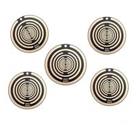 Dischi energetici polarizzatori Tesla, disco di polarizzazione oscillante multi-frequenza, sollievo naturale dal dolore e benessere (nero)