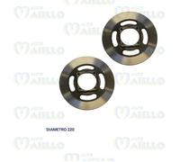 Dischi freni anteriore aixam D220 COPPIA
