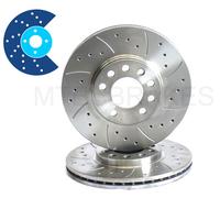 Dischi Freni Posteriori Per Toyota Supra 3.0 24V Turbo Non MA70 Forati Scanalati