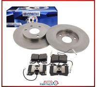 Dischi Freno 238mm + Pastiglie Freno Anteriori per Citroen Ax Saxo + Peugeot 106