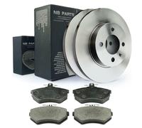 Dischi Freno 256mm Bbeläge Frontale per Seat Inca VW Caddy II Golf III Passat