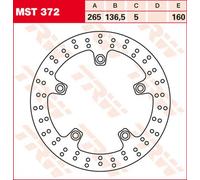 Disco freno TRW MST372, 1 Pezzo