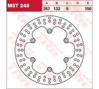 Dischi freno 267 mm Trw Yamaha Sr/rd/xp/srx/xj/fz/fzx/xv/fzr/fzs/bt/xjr/mt-01/td