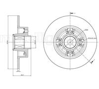DISCHI FRENO 77 01 207 823 PER RENAULT MEGANE II CLIO III MODUS / GRAND MODUS
