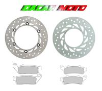 DISCHI FRENO ANTERIORE+POSTERIORE SILVER WING 600 E FRENI FERODO 2001 AL 2007