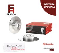 2X Disco Freno Brembo 09.4939.14 Prime Line per Alfa Romeo Citroën Fiat Lanci