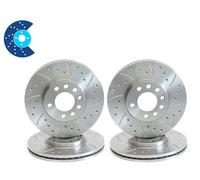 Dischi Freno Anteriori E Posteriori Per Toyota MR2 Turbo Forati E Scanalati