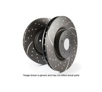 Dischi Freno Anteriori EBC Grooved VW Golf VII GTI R Audi S3 Leon Cupra Ø 340 mm