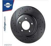 Dischi Freno Anteriori FORATI e BAFFATI ROTINGER Alfa Giulia (952)