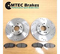 Dischi Freno Anteriori & Mtec Premium Pastiglie Per Dodge Calibro 2.0 06-10