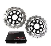 Dischi freno anteriori per Ninja ZX10R 2008-2015 ABS 2011-2015/GTR1400 2007-2016 ABS Brake Disk Accessori moto ZX 10R GTR 1400 Nero 2008 2009 2010 2012 2013 2014