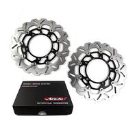 Dischi freno anteriori per Suzuki GSR 600 2006-2007/GSR 400 2006-2010/VSTROM 650 DL 2007-2012 ABS 2007-2021 Disco Parti Moto GSR600