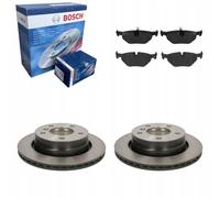 Dischi freno Bosch + pastiglie posteriori per BMW 3 E46 1998-2007