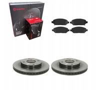 Dischi freno Brembo + pastiglie anteriori Opel Karl 1.0 2015-2019
