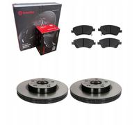 Dischi freno Brembo + pastiglie anteriori TOYOTA AURIS E15 COROLLA E15 2006-