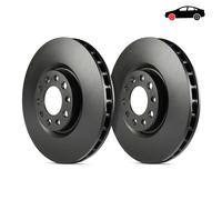 Dischi freno D498 EBC per Hyundai Accent Pony X2 S Coupe Hyundai Accent