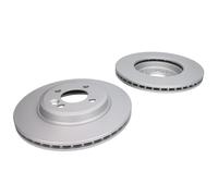 Dischi freno DELPHI BG3661C anteriore, ventilato, 2 Pezzo
