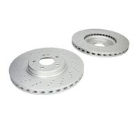 Dischi freno DELPHI BG3985C anteriore, ventilato, perforato, 2 Pezzo
